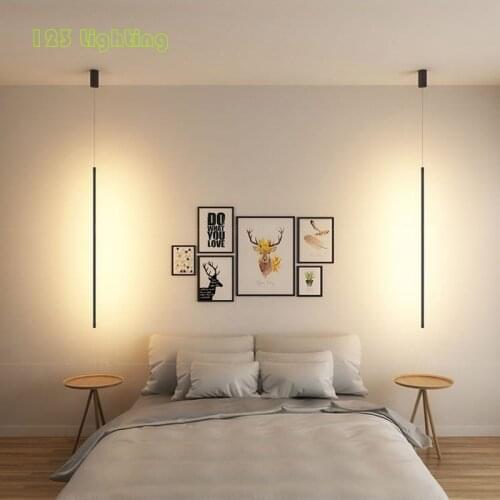 Modern Minimalist LED Pendant lights Hotel Hall Bedroom Pendant lamp Living room Hanglamp Corridor Luminaire