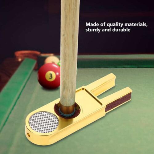 U-shape Billiards Pool Cue Tip Trimmers Tapper Muti-functional Dime Shaper Nickel Shaper Trimmer Cue Tip Burnisher Repair Tools