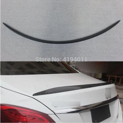 Carbon Fiber Rear Roof Spoiler Wing Trunk Boot Cover For Mercedes Benz W213 E Class 4-Door Sedan E200 E220 E250 E300 2016-2018