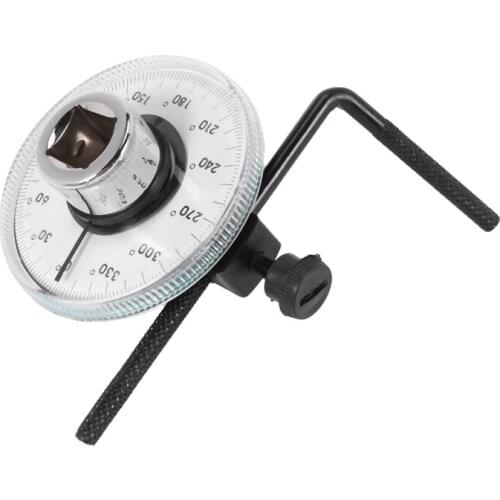 1/2 Inch Torque Angular Gauge with Wrench Drive Torque Angle Gauge Car Auto Meter Tool Torque Angle Gauge
