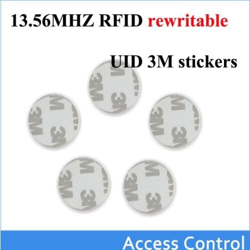 UID Stickers Label Changeable RFID Key Tags Block 0 Writable 13.56Mhz Proximity Access Cards Rewritable Clone Duplicate
