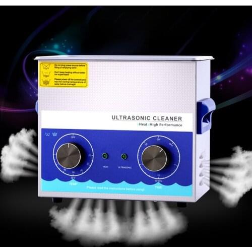 3.2L Ultrasonic Cleaner Household Heater Adjustable Machine For Sliver Jewelry Glasses Necklace Manicure Tools Dental Cleaning