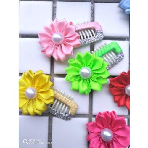 Pet hair clip dog clip BB pet dog clip tight Yorkshire flower dog accessories 12pcs