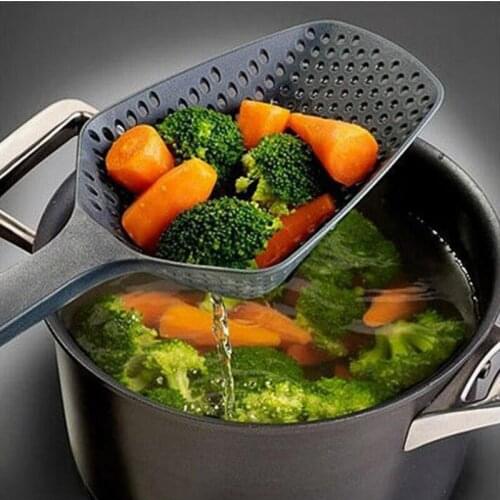 Environmental Protection Plastic Large Colander Spatula Noodles Fishing Spoon Filter Large Colander Kitchen Supplies
