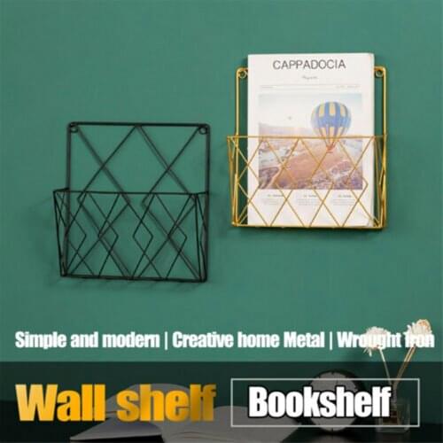 Iron Hanging Wall Shelf Can Put Newspaper Clerk Little Items Of Life For Home Bedroom ALI88