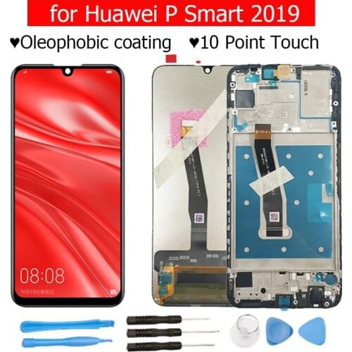 LCD for Huawei P Smart 2019 LCD Display Digitizer Assembly Touch Screen LCD Display with Frame TouchScreen Repair Spare Part