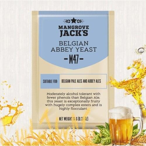 10g/3pcs M47 Belgian abbey yeast UK imported yeast Mangrove&Jacks Beer Yeast family alcohol brewing fermentation Beer yeast
