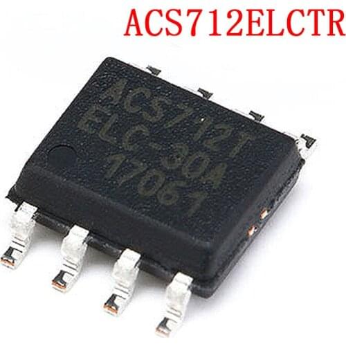 2pcs ACS712ELCTR-20A SOP-8 ACS712-20A ACS712T ACS712TELC-20A ACS712 SOP SENSOR CURRENT 20A 5V