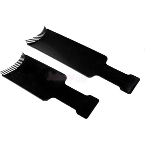 2Pcs Salon Hair Coloring Highlight Board Dyeing Tint Plate Hairdressing Tool