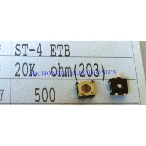 30PCS ST-4ETB203 5X4.5X2.3MM 20K Potentiometer