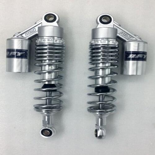 7mm spring 320mm chrome Motorcycle Shock Absorber For HONDA CX500 CB400 XR80 YAMAHA SR400 xjr400 Kawasaki Suzuki silver