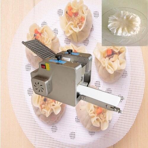 Stainless steel samosa skin maker machine/roti chapati wrapper making machine/dumpling skin machine