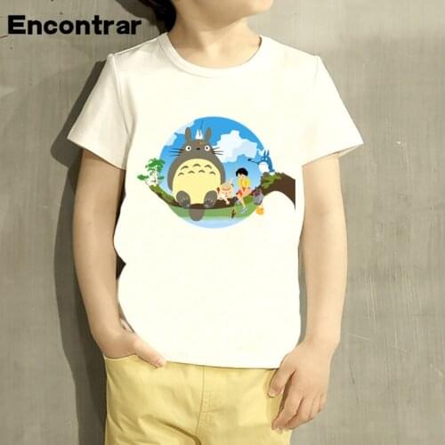 Kids Anime Totoro Design Baby Boys/Girl TShirt Kids Funny Short Sleeve Tops Children Cute T-Shirt,HKP4117