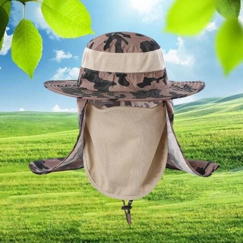 Breathable Outdoor Hat Wide Brim Dual Purpose Sun Fisherman Hat Nylon Large Round Summer Sun Block Quick Drying Hats for Adult