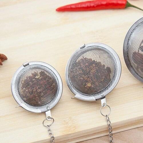 Tea Strainer Filter 304 Stainless Steel Tea Infuser Ball Nontoxic Large Enough Easy To Clean For Cup Or Small Teapots Anti-rust