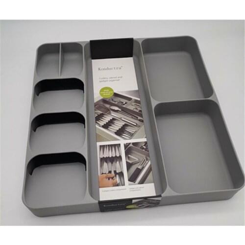 Kitchen Drawer Storage Box Tray Drawer Sorting Box Knife Fork Spoon Storage Box Storage and Sorting Device