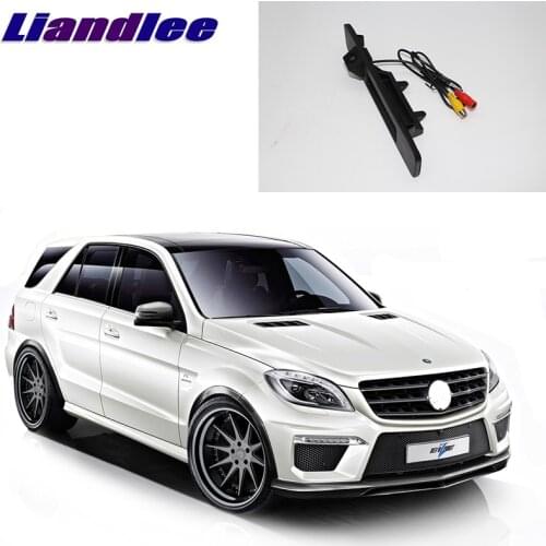 LiandLee Car Trunk Handle Rear View Reversing Parking Camera For Mercedes Benz ML Class MB W166 2011~2018