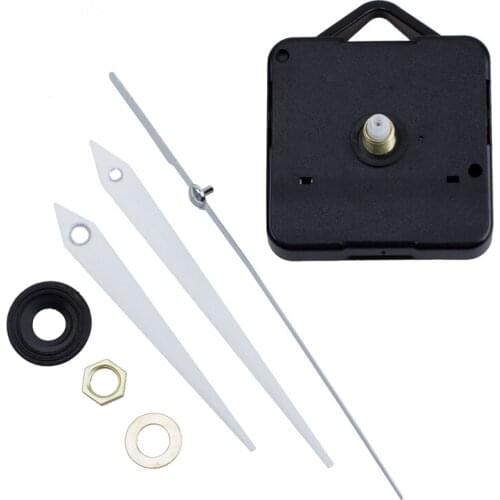 Quartz Clock Movement Mechanism DIY Repair Parts + White Hands