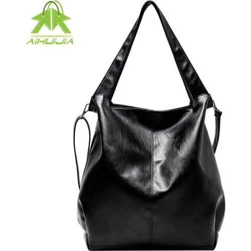 Fashion Solid Color Womens Shoulder Bags High Capacity Messenger Bag 2021 the New High Quality Pu Leather Travel Women Handbag