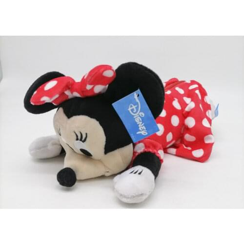 Disney Soll Plush Toy Mickey Mouse Minnie Mouse Doll Soft Plush Children Student Girl Pen Bag Birthday Gift