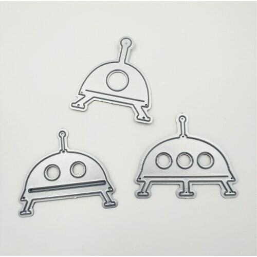 Flying Saucer Set Decorative Metal Cutting Dies Stencil Scrapbooking Photo Album Card Paper Embossing Craft DIY