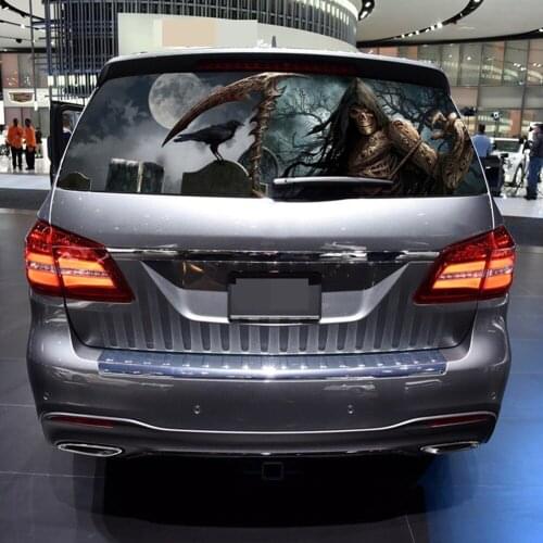 PickupModification Sticker Raptor SUV Pickup Truck 3D Rear Windshield Poster One-way Vision OEM Decal F150 Rear Window Glass