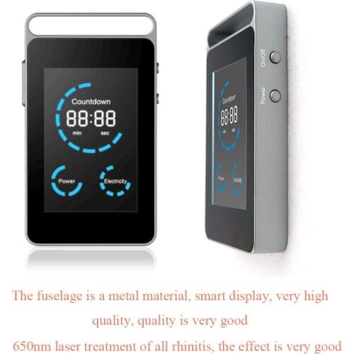 Nasal Device for Hyperviscosity Rhinitis Diode 650nm Low Level Laser Therapy Personal Healthcare Machine