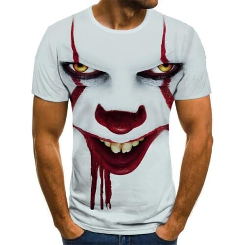 2020 Newest 3D T-shirt Joker T-shirt 3D Summer Fashion T-shirt T Shirt for Man Hip-Hop Mens Clothing Vintage T Shirt Tshirts