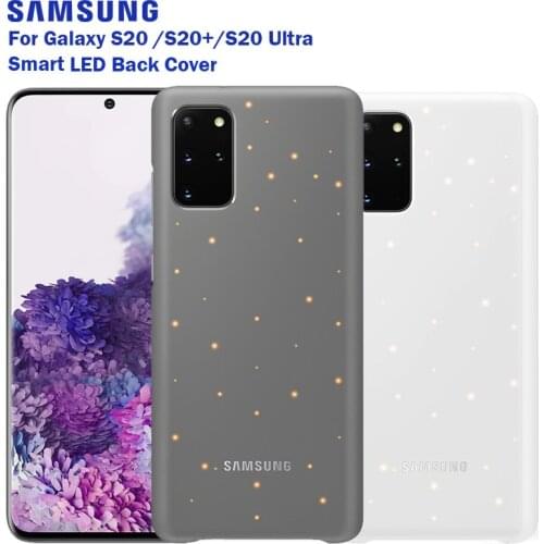 Samsung Original Smart LED Back Cover Case For Samsung GALAXY S20 S20+ S20 Plus S20 Ultra 5G Intelligent Phone Back Cases