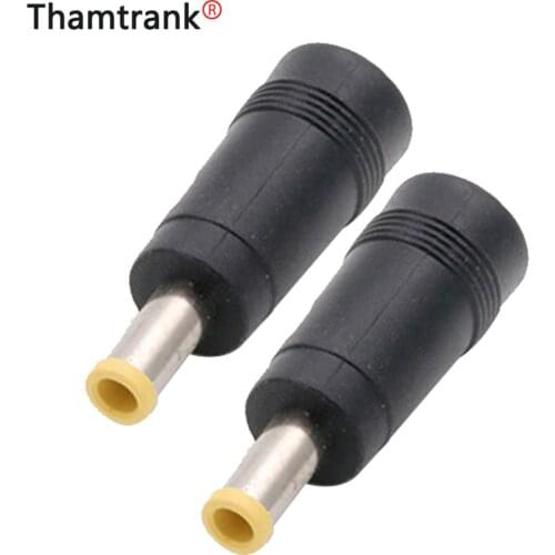 10pcs DC 5010 Power Plug 5.5*2.1 mm female jack socket to 5.0x1.0mm male Plug DC Power Connector Adapter Laptop Accessories