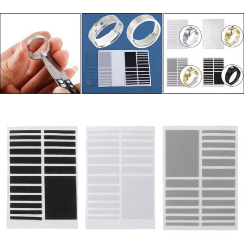 Invisible Ring Size Adjuster Loose Ring Sizer Sizer Fitter for Ring Guards white black gray