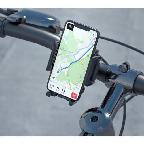 ROCK 360 Adjustable Drop-proof Bike Motorcycle Phone Holder With Fasten Clip Bracket Mount Cellphone Holder For iPhone Samsung