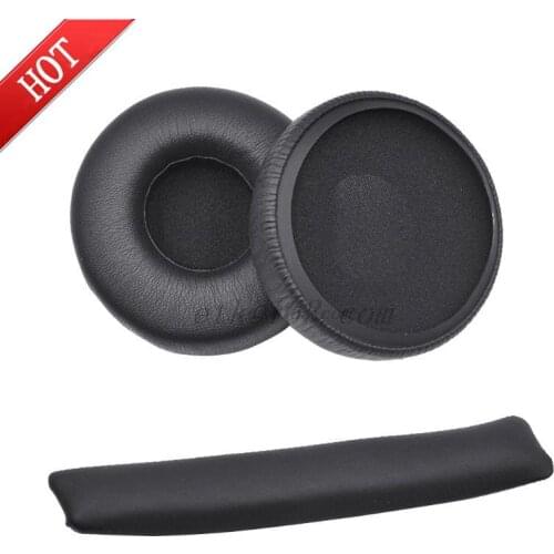 Replacement Leather Headband Cushion Ear Pads Cover for JBL Synchros E40BT E40 Bluetooth-compatible Headphones Accessories