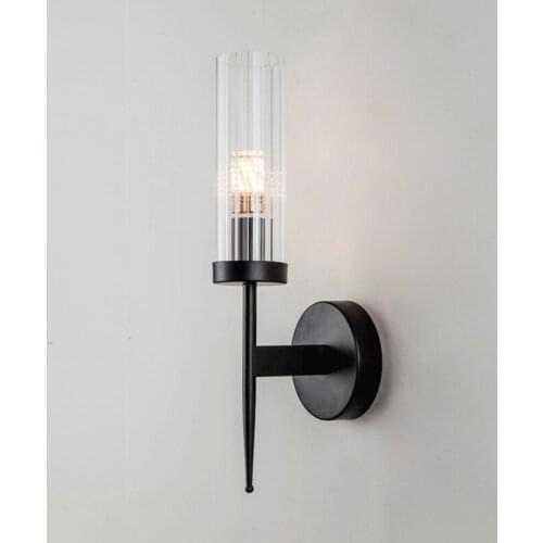 Art Deco Modern Wall Lights Led Lamp Wall Mounted Lamp Design Kinkiet Glass Shade Indoor Lighting Gold for Bedroom Corridor