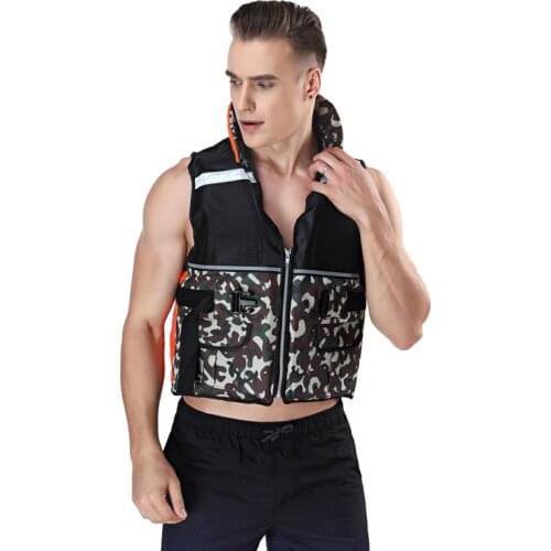 Life Jacket Neoprene Safety Life Vest for Water Ski Rescue Drifting Fishing Life Vest Swimming Floating Suit