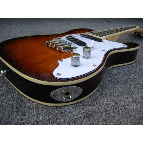 2018 New + Factory + sunburst 8 strings mandolin custom quality electric mandolin stock mandolin electric guitar free shipping