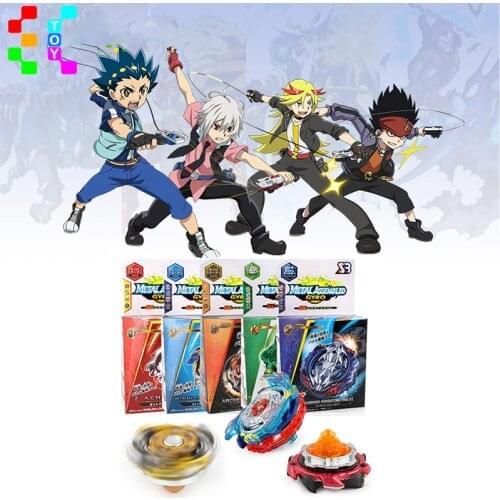 Luminous Spinning Top Fidget Toys Burst Sparking Beyblade Metal Fusion Arena Super King Gyroscope Interaction Games For Children