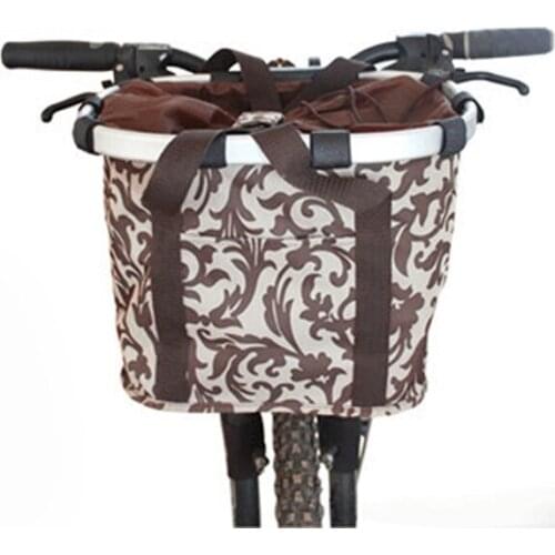 High quality aluminum mountain bike basket quick-disassembly bicycle pet carrier bag bicycle basket for dogs and cats