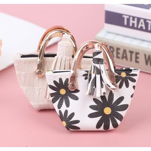 1Pc 1/6 Doll Accessories Doll Fashion Handbag Leather Bag Doll Dollhouse Accessories