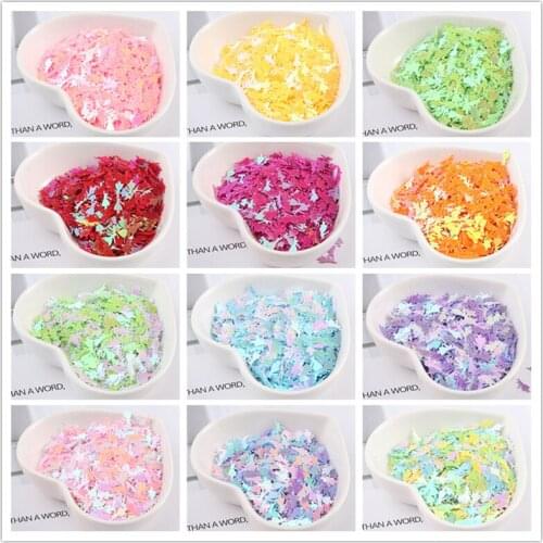 10g/1000Pcs/Lot 4x10MM Dancing Girls Shapes Sequins DIY Loose Sequins Mixed Colors Glitter Lentejuelas Filler Craft Sewing