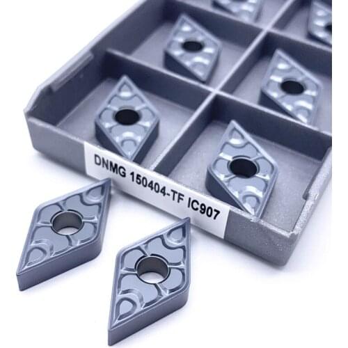 10pcs DNMG150404-TF IC907 DNMG150408-TF IC907 Turning Tool Carbide inserts Lathe cutter Cutting Tool cnc tool parts Gereedschap
