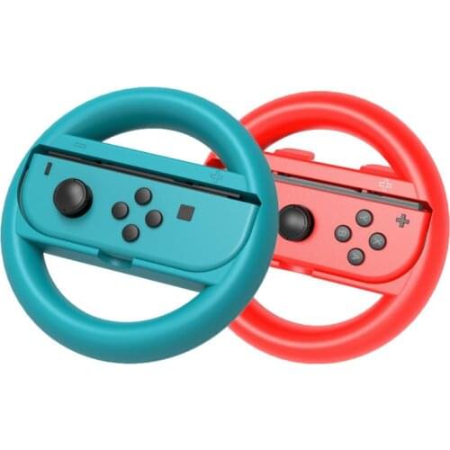 2PCS Left And Right Game Steering Wheel Controller Handle Holder Grip For Switch Controller Gamepad Hand Grip