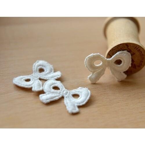 5 Pieces/lot Width 4.6cm 100% Cotton Beige Embroidered Lace Trim Ribbon Patchwork DIY Handmade Dress Sewing Supplies Craft