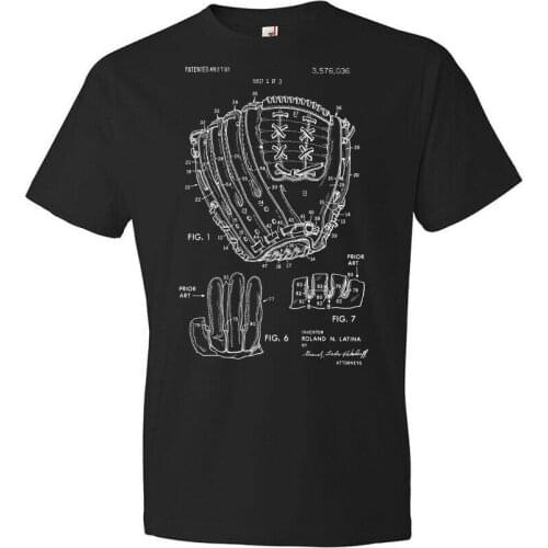 Baseball Glove Softball Glove T-Shirt Baseball Player Gift Summer Cotton Short Sleeve O-Neck Mens T Shirt New S-3XL