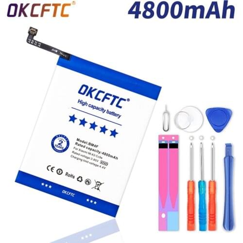 BM4F 100% Original OKCFTC Phone Battery for Xiaomi Mi A3 CC9 CC9e Replacement Batteries Xiomi bateria CC9 Mi9 Lite