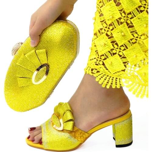 Doershow African shoes and bag set Italian shoe with matching bag best selling ladies matching shoe and Italy SCK1-26