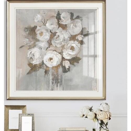 EECAMAIL Diamond Art Painting Full Diamond Embroidery Modern Texture Flower Home Decoration Paintings No Frame