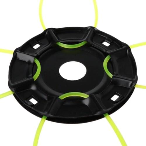 1 Set Universal Grass Trimmer Head with 4 Cables Brush Cutter Accessory Home Garden Tool Supplies 203F