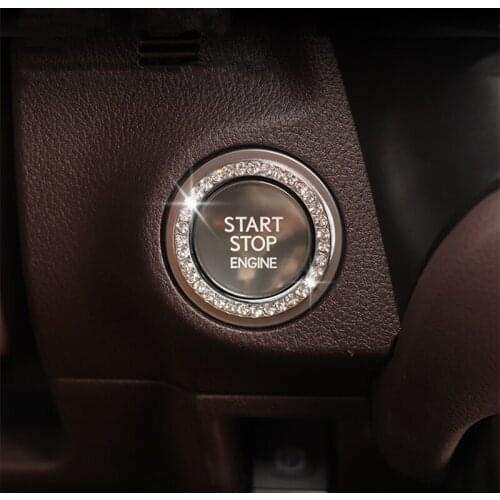 Car Start Button Decoration Cover Sticker Interior Styling Modification Accessories For Lexus 2018 2019 2020 ES250 ES300h ES350