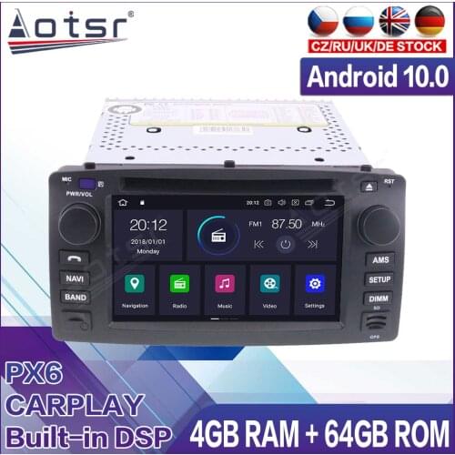 Android Radio Tape Recorder Video Car Multimedia Player Stereo For Toyota Corolla 2001 2002 2003 - 2006 Head Unit GPS Navigation